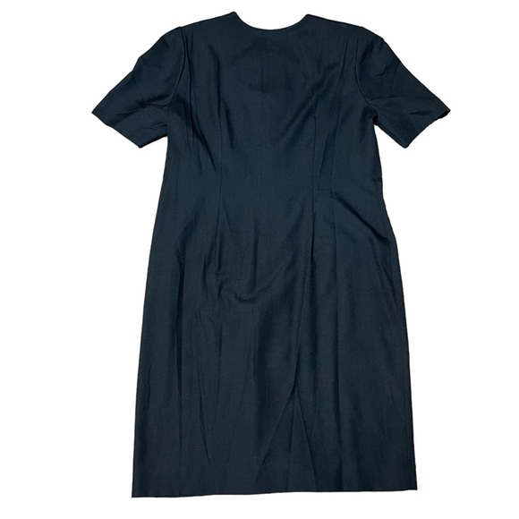 Vintage Leslie Fay - Womens Black Dress Sz 16 - Picture 6 of 6